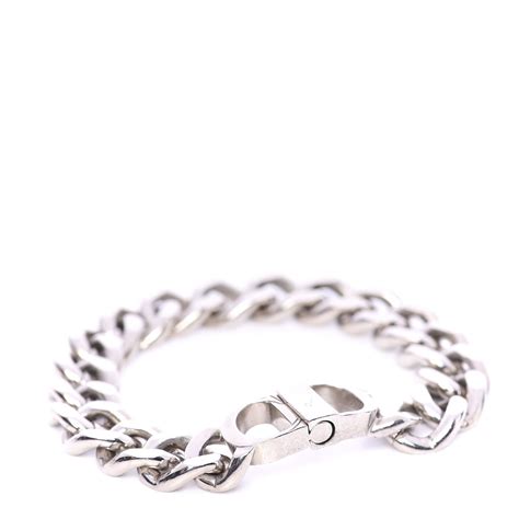 dior chain bracelet silver|real dior bracelets.